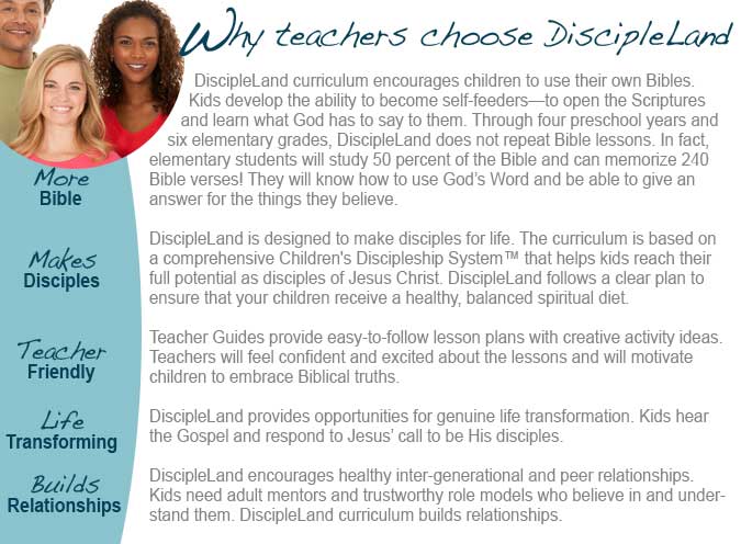 Why teachers choose DiscipleLand